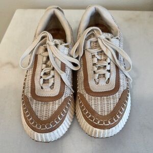 Dolce Vita Beige and Brown Sneakers
